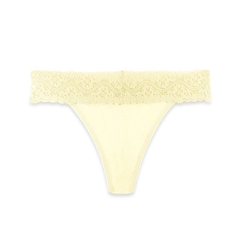 Calcinha fio algodão - MARFIM