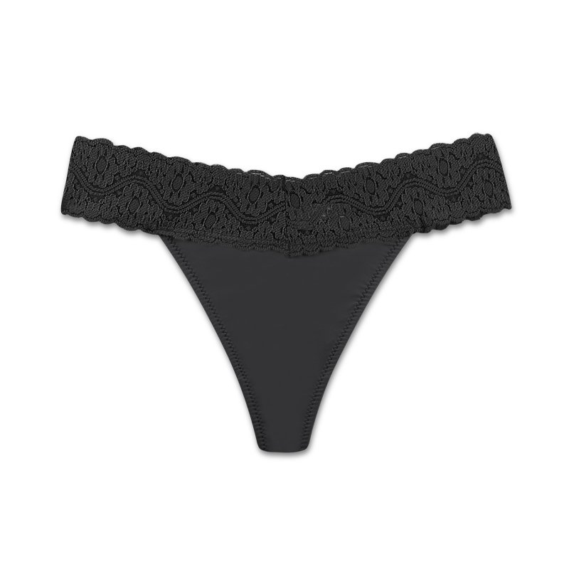 Calcinha fio conforto microfibra - PRETO