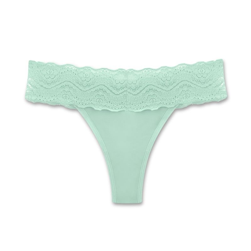 Calcinha fio conforto microfibra - VERDE THÉOS