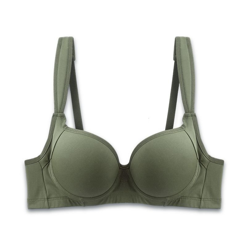 Sutiã com bojo e com base em poliamida. - VERDE MILITAR
